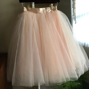 Blush Tulle Skirt from Space 46 Boutique